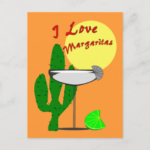 I love margaritas--Margarita Lovers T-Shirts Postcard