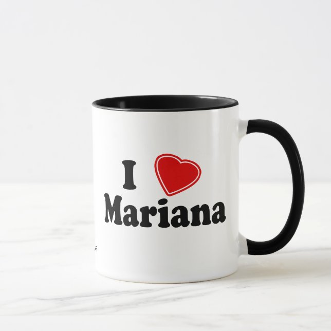 I Love Mariana Mug (Right)