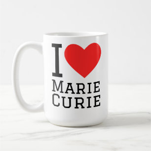 I love marie curie coffee mug