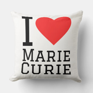 I love marie curie  cushion