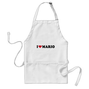 I LOVE MARIO STANDARD APRON