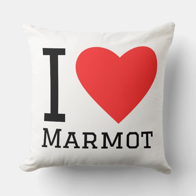 I love marmot  cushion (Front)