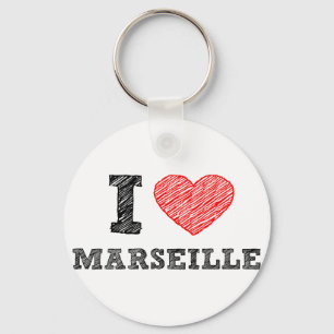 I-love-Marseille Key Ring