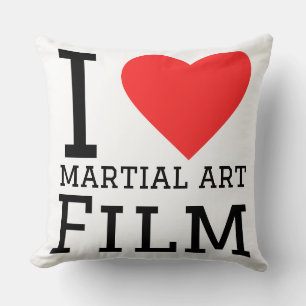 I love martial art film  cushion