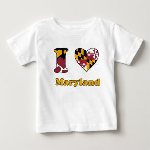 I love Maryland Baby T-Shirt