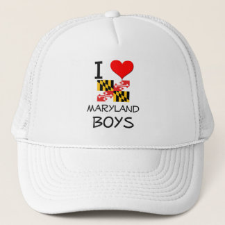 I Love Maryland Boys Trucker Hat