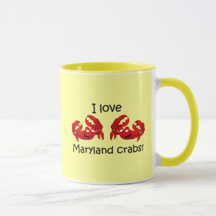 I love maryland crabs! mug