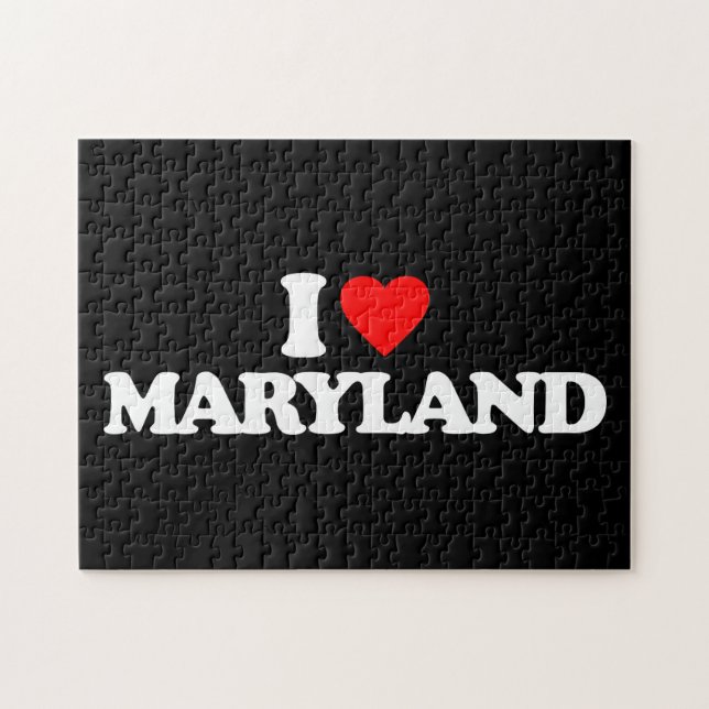 I LOVE MARYLAND JIGSAW PUZZLE (Horizontal)