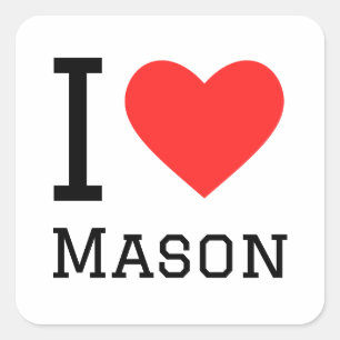 I love Mason Sticker