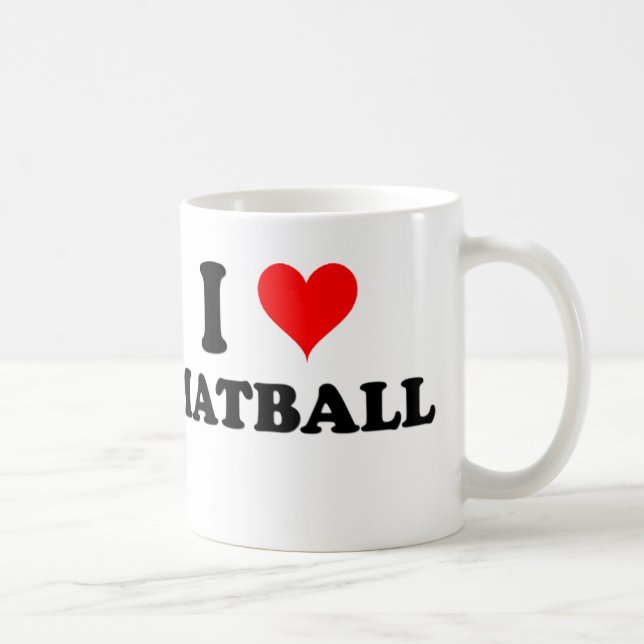 I Love Matball Coffee Mug (Right)