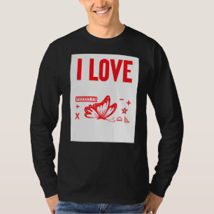 I Love Math And Butterflies T-Shirt