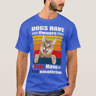 I Love Math And Cats Funny Cat Lover 1 T-Shirt