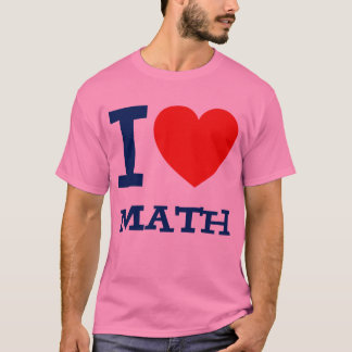 I Love Math Basic T-Shirt