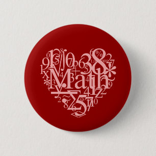 I Love Math Button