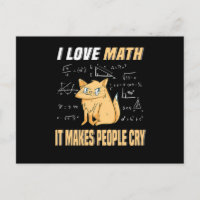 I Love Math Cat Kitten Mathegenie Math Teacher