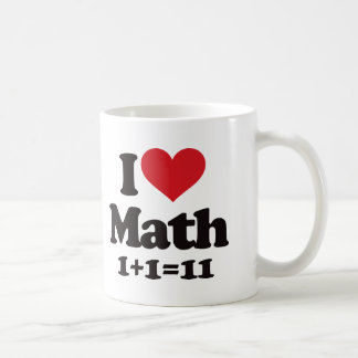 I Love Math! Coffee Mug