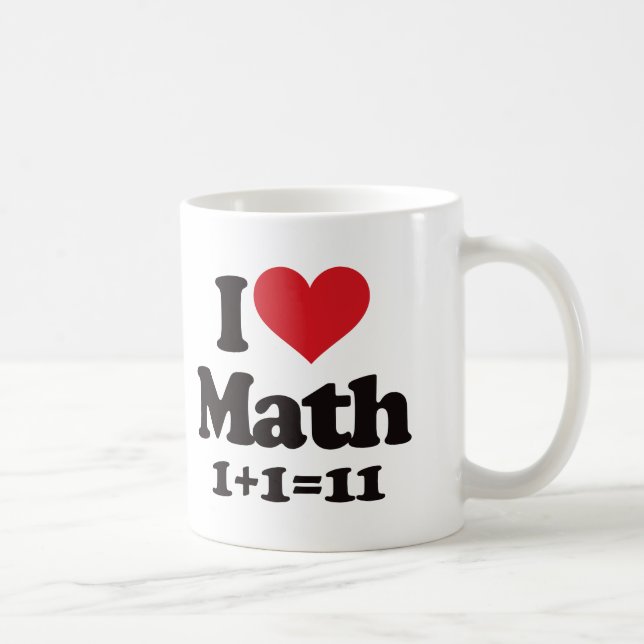 I Love Math! Coffee Mug (Right)
