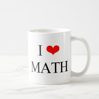 I Love math Coffee Mug