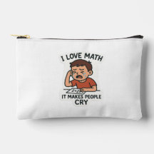 I Love Math – Funny Cartoon Sticker