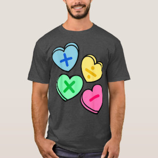 I Love Math Heart Sticker 1 T-Shirt