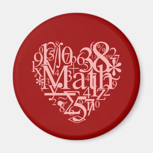 I Love Math Magnet