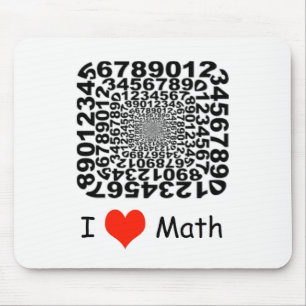 I Love Math Mouse Mat