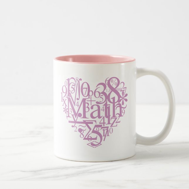 I Love Math Mug (Right)