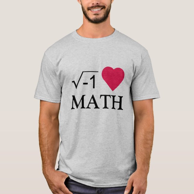 i Love Math T-Shirt (Front)