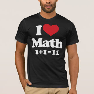 I Love Math! T-Shirt