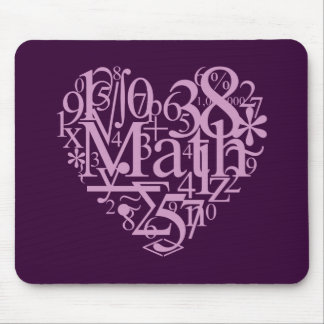I Love MathMousepad Mouse Mat