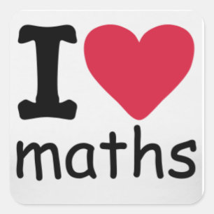 I love Maths Sticker