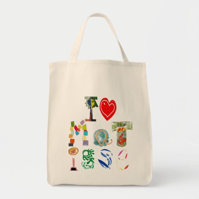 I Love Matisse Tote Bag (Front)