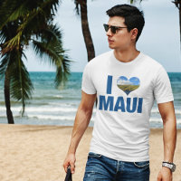 I Love Maui Hawaii Cute Hawaiian Vacation