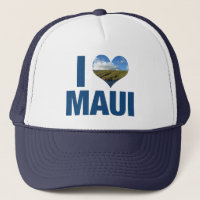 I Love Maui Hawaii Cute Hawaiian Vacation