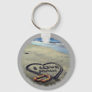 I love Maui Key Ring