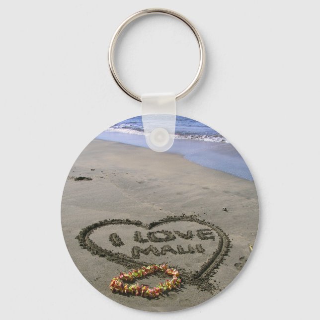 I love Maui Keychain (Front)