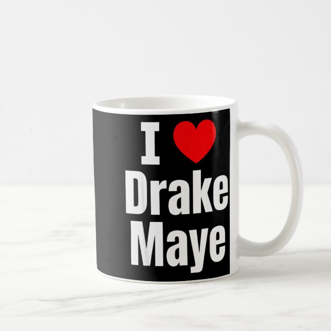 I Love Maye Football Fan  Coffee Mug (Right)