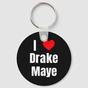 I Love Maye Qb Football Fan  Key Ring