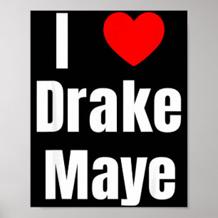 I Love Maye Qb Football Fan  Poster