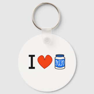 I Love Mayo! Key Ring