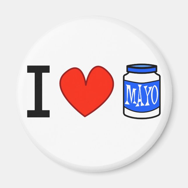 I Love Mayo! Magnet (Front)