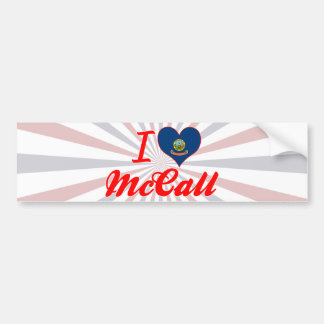 I Love McCall, Idaho Bumper Sticker
