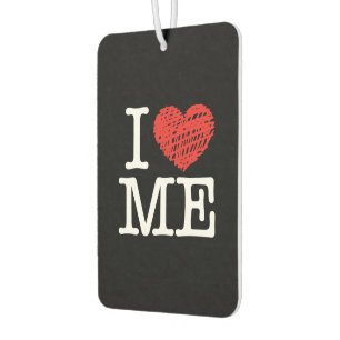I love me car air freshener