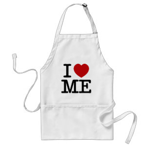 I Love Me Heart Me self esteem confidence dignity Standard Apron