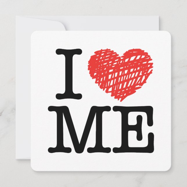 I love me holiday card (Front)
