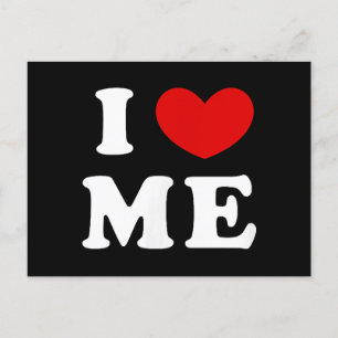 I Love Me, I Heart Me Holiday Postcard