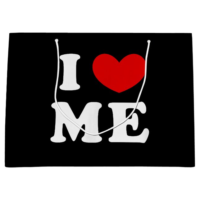 I LOVE ME LARGE GIFT BAG (Front)