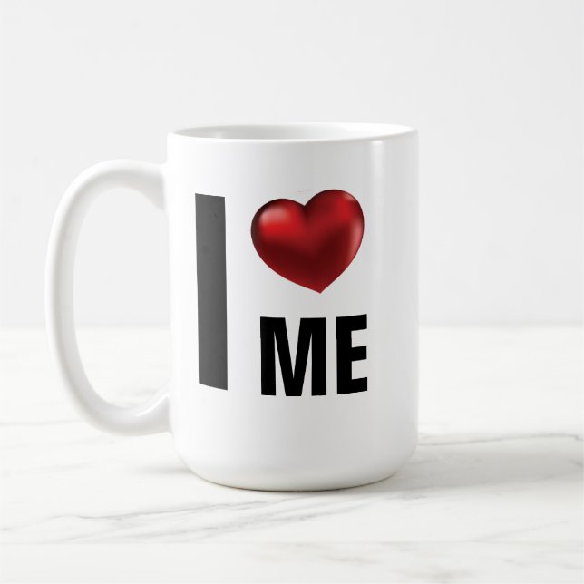 I love me mug funny valentine's day gift idea (Left)