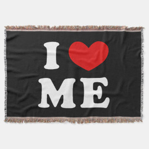 I LOVE ME THROW BLANKET