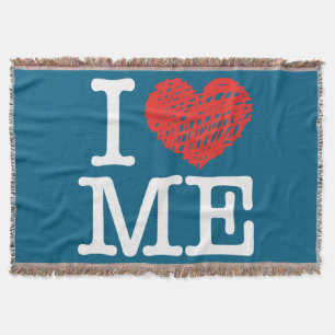 I love me throw blanket